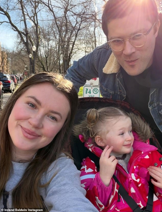 The native New Yorker and the Georgia-born beauty became grandparents when Ireland welcomed two-year-old daughter Holland with her Grammy-winning babydaddy, RAC (pictured February 5)