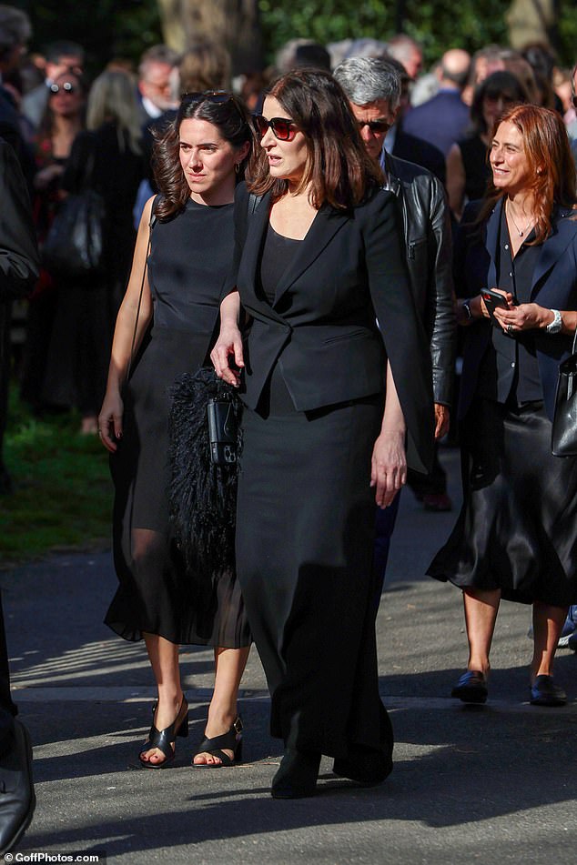 Nigella was joined by her daughter, Cosima Thomasina Diamond