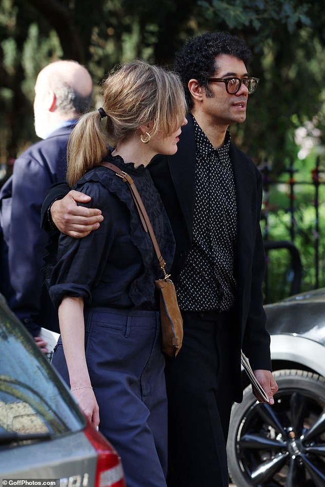 Richard comforted Lydia as they arrived