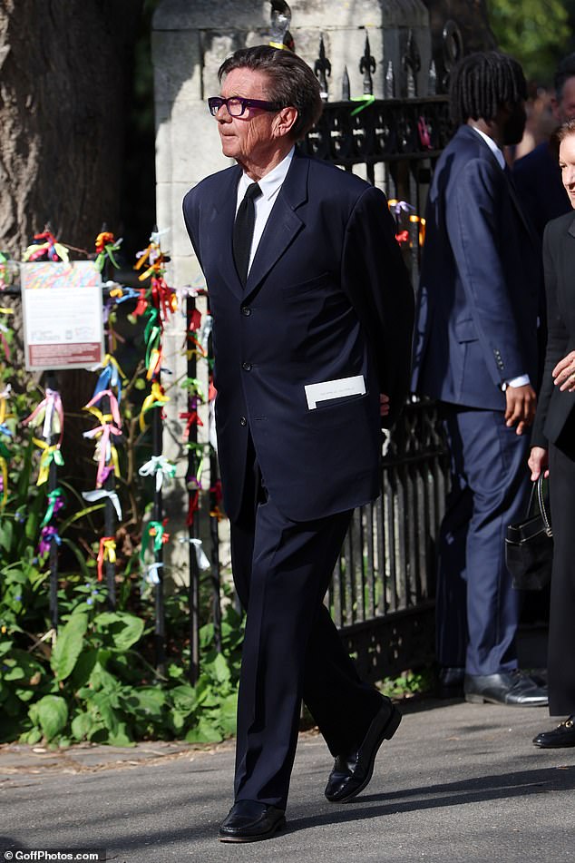 Francesco Boglione, co-found of Petersham Nurseries where Robert frequently visited, stepped out for the occasion