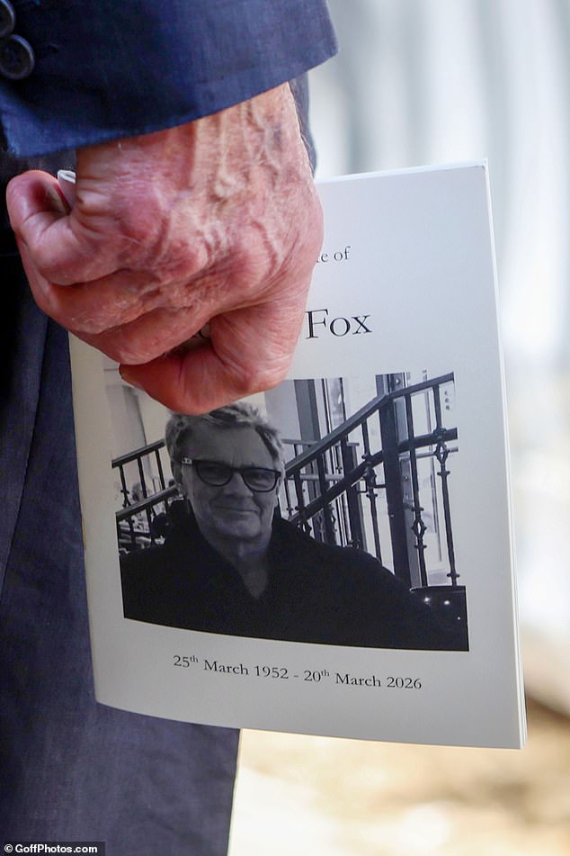 Robert's death was confirmed by his wife, Fiona Golfar, last month – she said that her husband passed away 'in exactly the way he planned: at home looking out to his flower-filled garden surrounded by his wife and five children on a glorious spring afternoon'