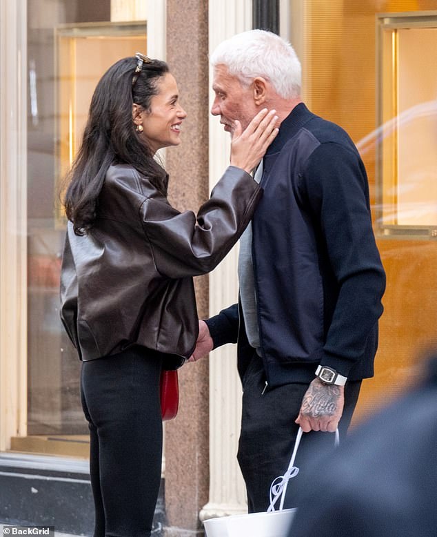 The businessman, 63, who is the younger brother of footballer turned presenter Gary, can be seen beaming in new snaps with his age-gap love interest