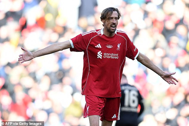 If he does it, Peter would be the first ex pro footballer on the BBC series