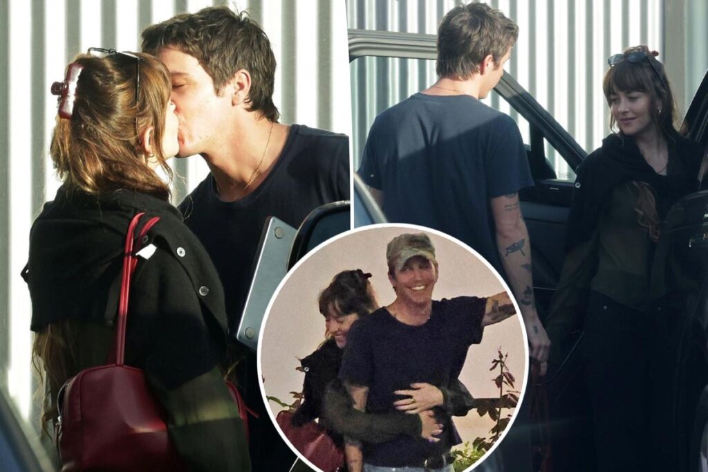 Dakota Johnson and Role Model seen kissing on date night Dakota Johnson and Role Model seen kissing on date night