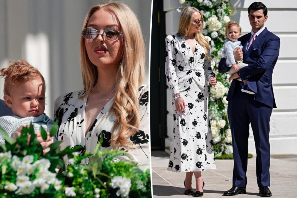 Tiffany Trump's son, Alexander, makes his White House Easter Egg Roll debut