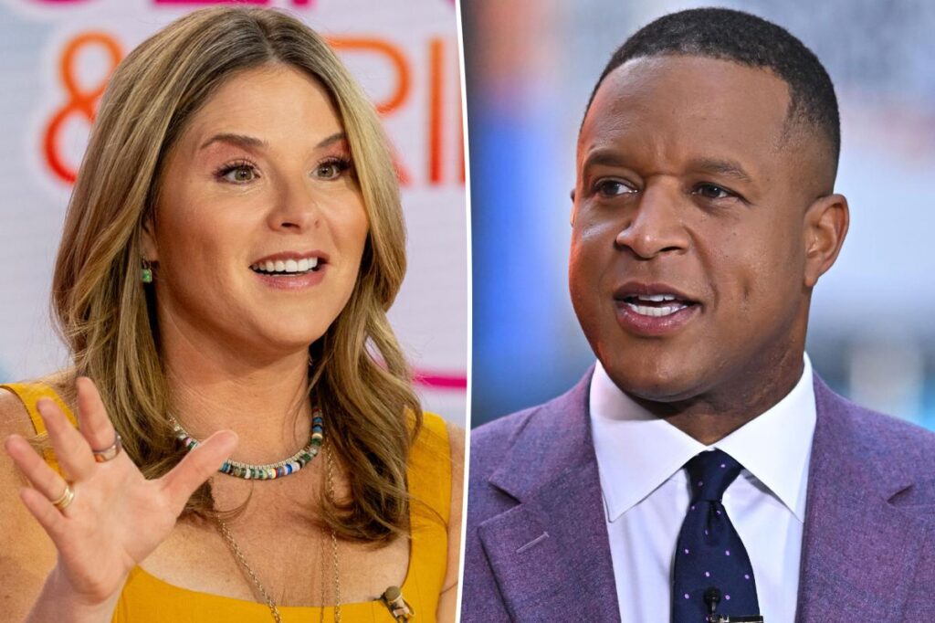 Craig Melvin accidentally reveals Jenna Bush Hager’s career pivot during live ‘Today’ show Craig Melvin accidentally reveals Jenna Bush Hager's career pivot during live 'Today' show
