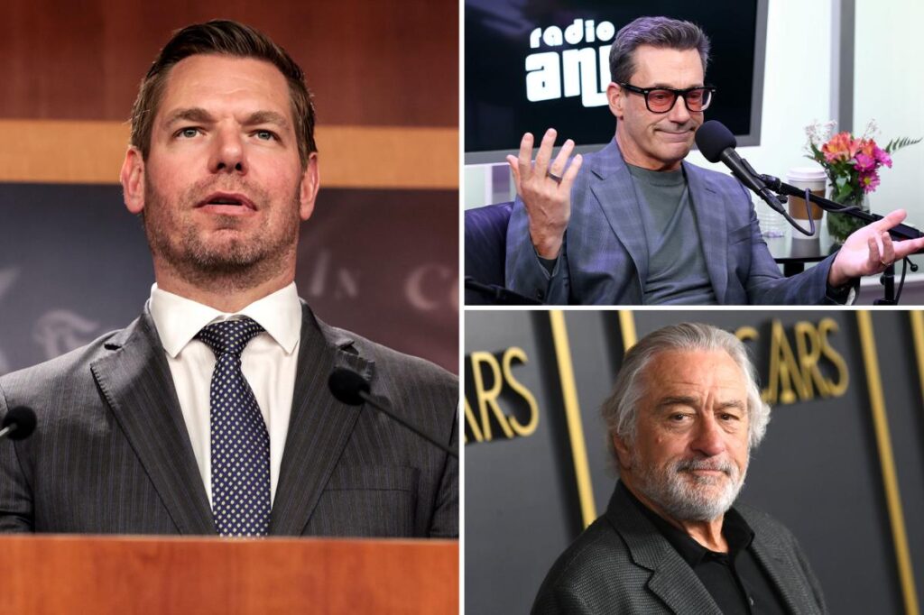 Holllywood A-listers gave Eric Swalwell thousands