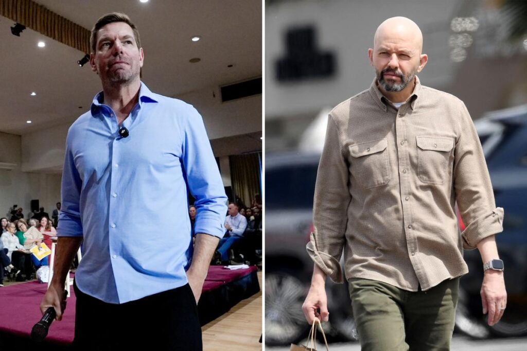 Jon Cryer looks downcast after wasting $10K on Eric Swalwell campaign