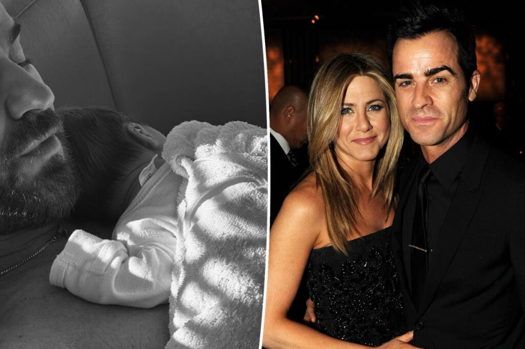 Jennifer Aniston subtly reacts after ex-husband Justin Theroux welcomes baby with wife Nicole Brydon Bloom