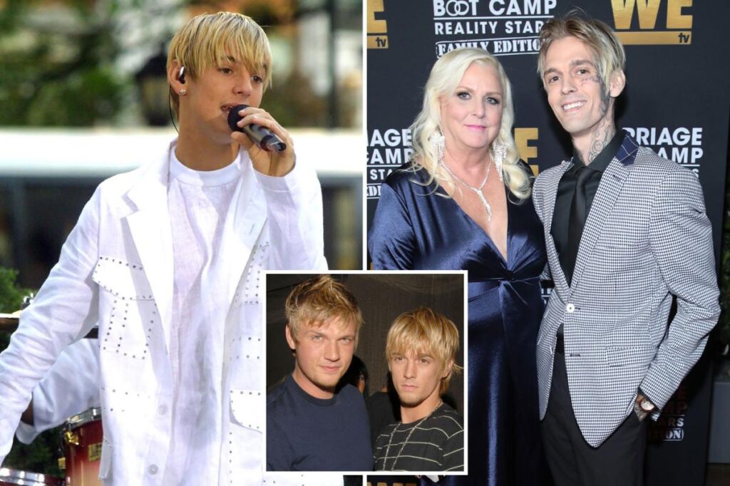 Aaron Carter’s mom launches GoFundMe for star on Hollywood Walk of Fame