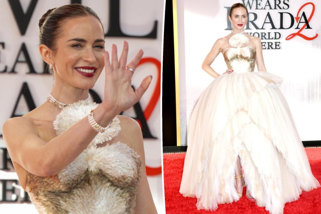 Emily Blunt's 'Devil Wears Prada 2' premiere hair look was inspired by a '90s icon