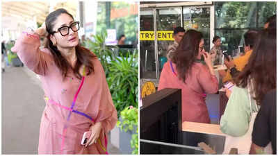 Kareena Kapoor Khan faces backlash for ‘skipping queue’ at airport; netizens ask ‘Who gave celebrities this entitlement?'