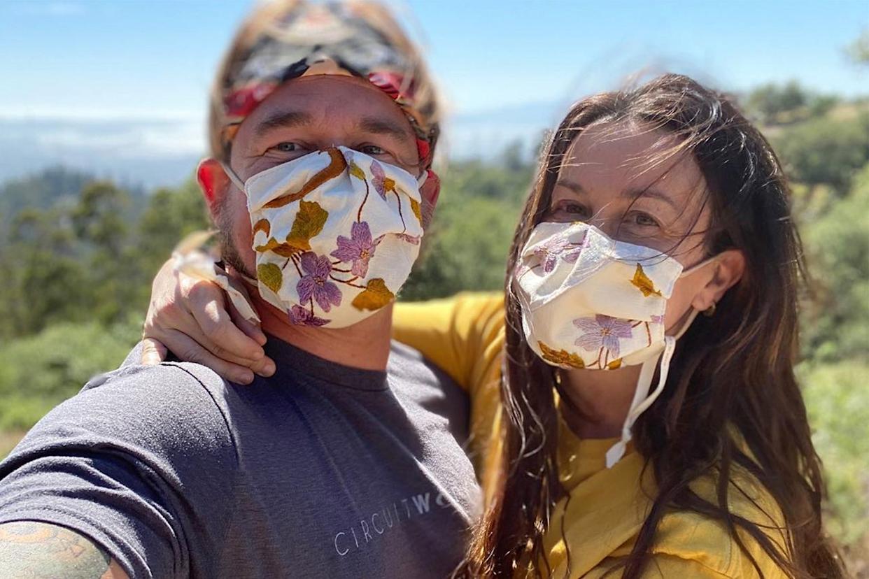 Wade Morissette and Alanis Morissette in a photo shared on Instagram on June 1, 2020Credit: Alanis Morrissette/Instagram