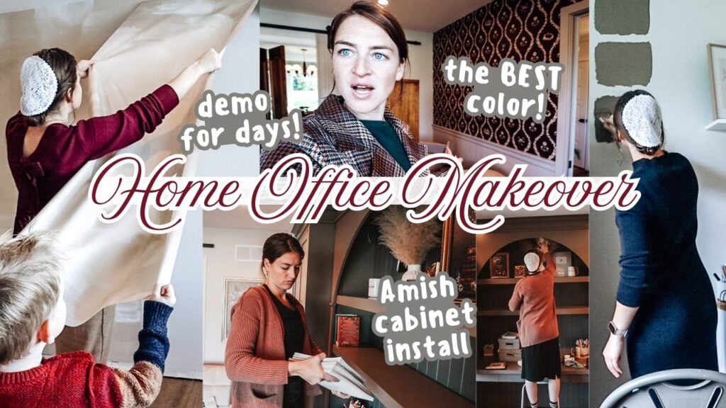 Amish craftsmen made my home office SO MUCH BETTER! | Office and Craft Room Makeover and Tour