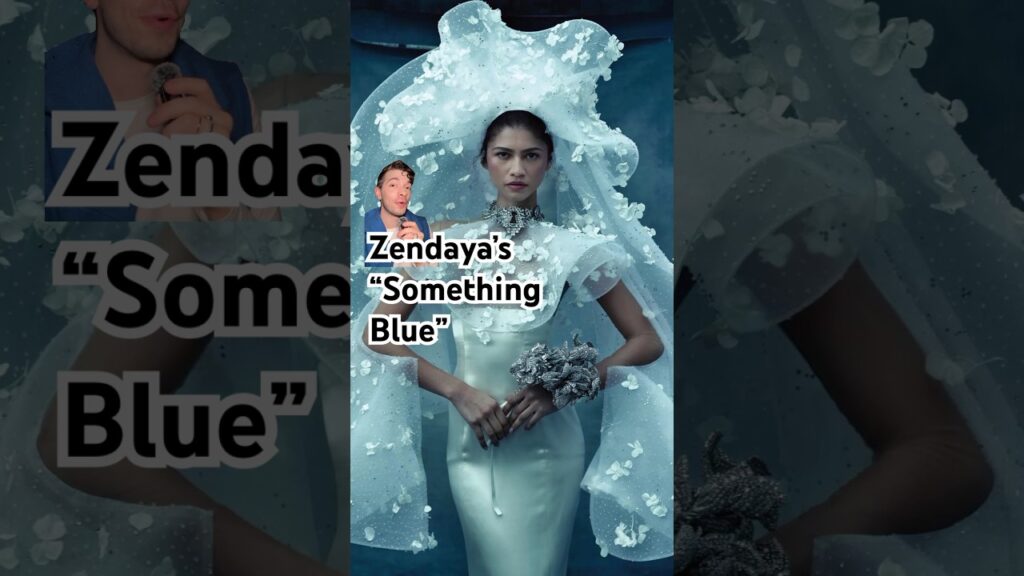 Am I right oorrrrrr 🦚 Zendaya’s The Drama fashion: Something Blue #redcarpet #zendaya #fashionnews