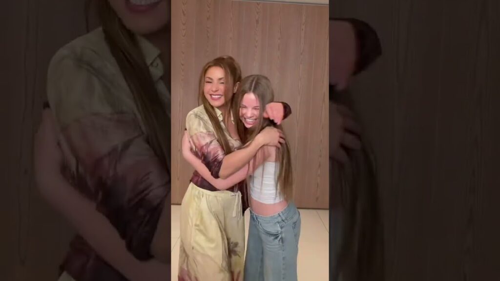 Salish Meeting Shakira! #salishmatter #shakira