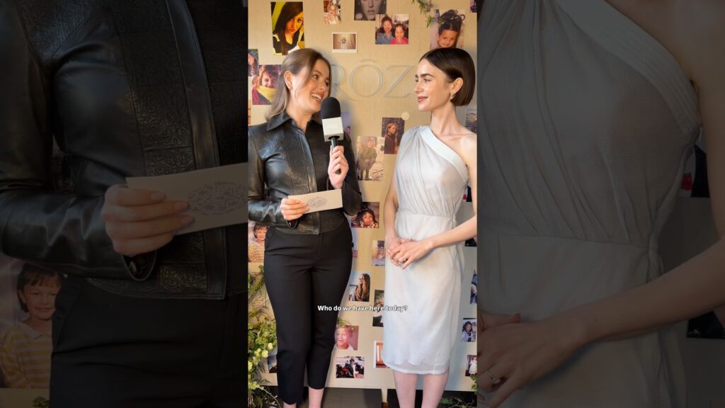Interviewing Lily Collins in LA!