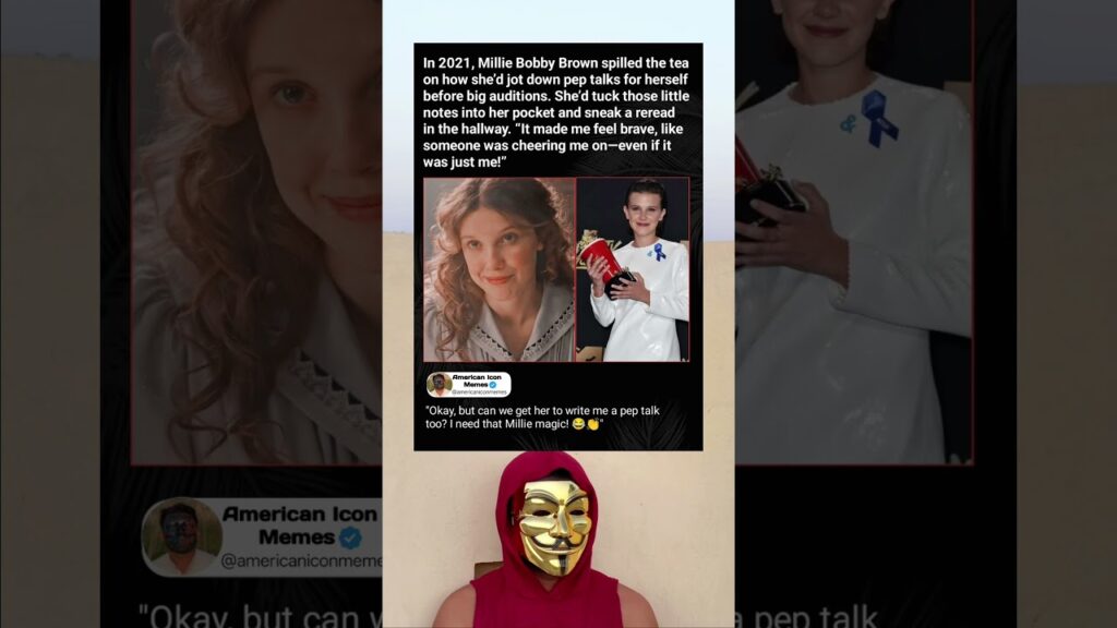 Millie Bobby Brown’s Secret Confidence Trick Before Auditions 🥺 Millie Bobby Brown’s Secret Confidence Trick Before Auditions 🥺