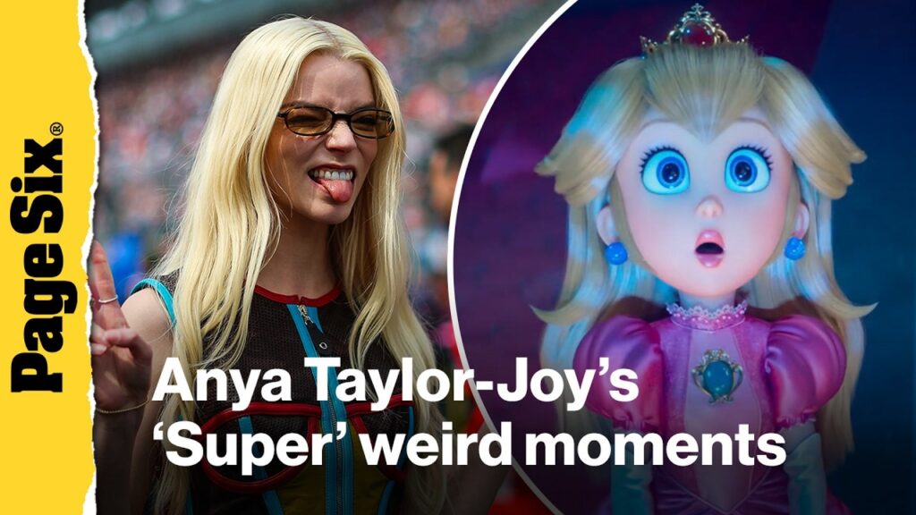 Anya Taylor-Joy's weirdest 'Super Mario Galaxy Movie' moments | Viral Press Tours