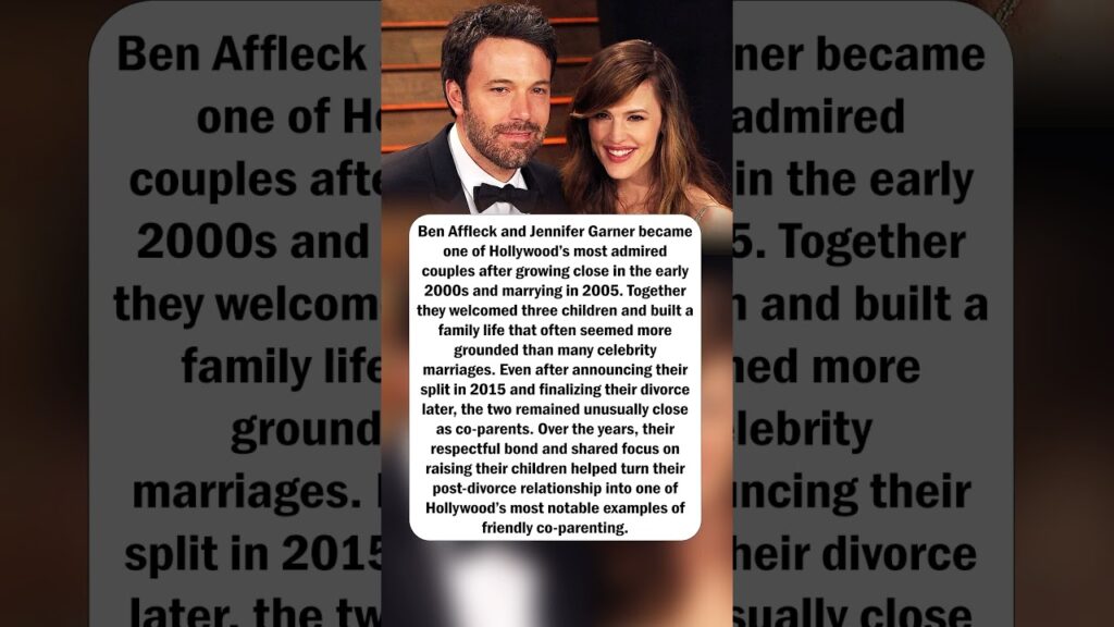 Ben Affleck and Jennifer Garner Stayed Close After Their Marriage Ended