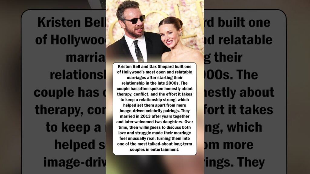 Kristen Bell and Dax Shepard Made Honesty a Big Part of Their Marriage