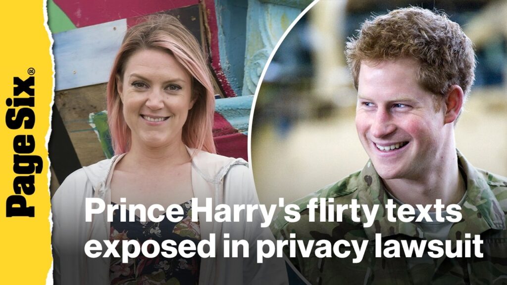Prince Harry's flirty texts exposed amid new royal rift revelations