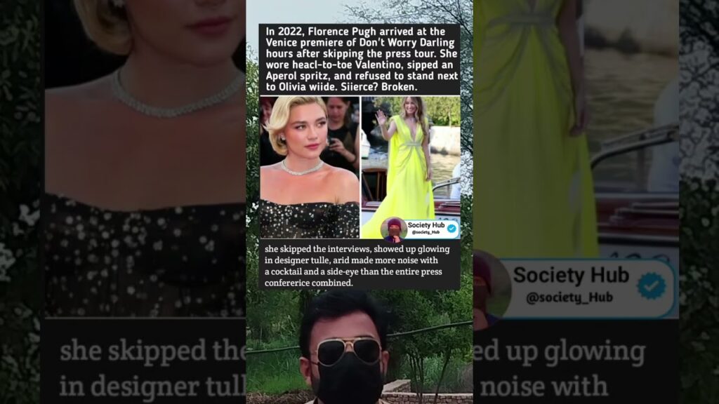 In 2022, Florence Pugh skipped the press tour, wore Valentino, and avoided Olivia Wilde