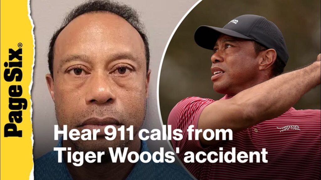 Hear 911 calls from Tiger Woods' accident moments after his car dramatically flipped over
