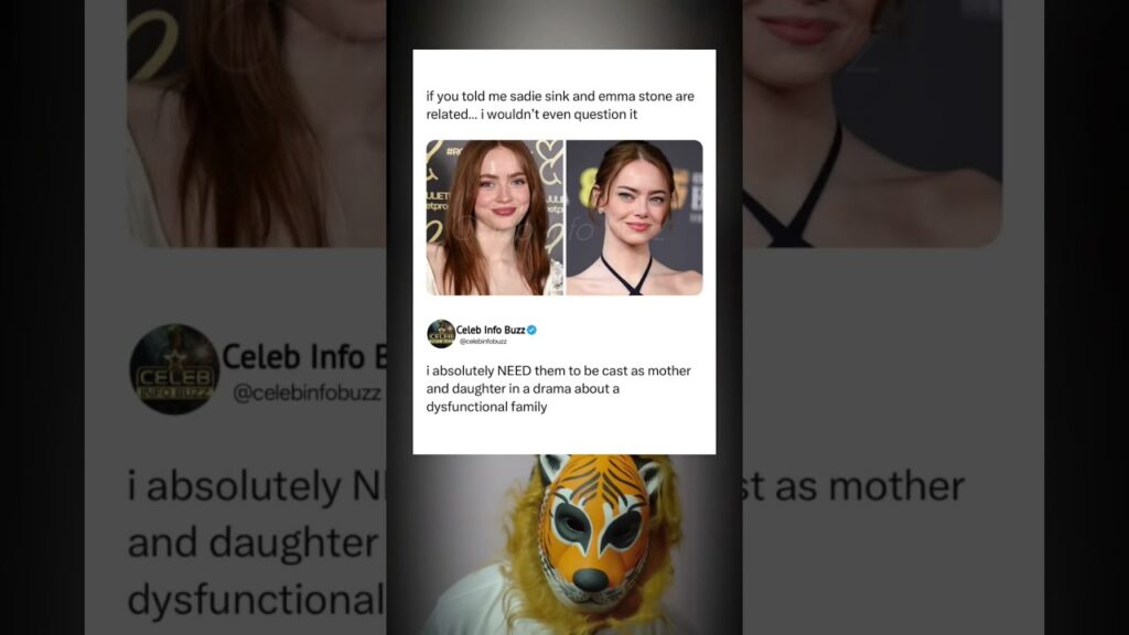 Sadie Sink & Emma Stone Look Like Mother & Daughter 😱 #sadiesink