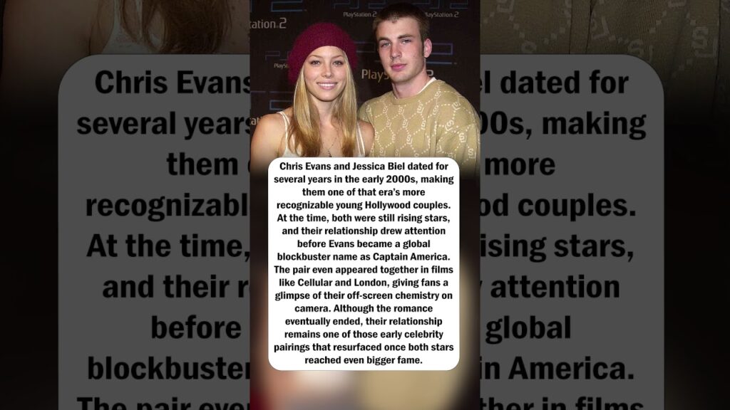 Chris Evans and Jessica Biel Were One of the Early 2000s’ Most Watched Young Couples