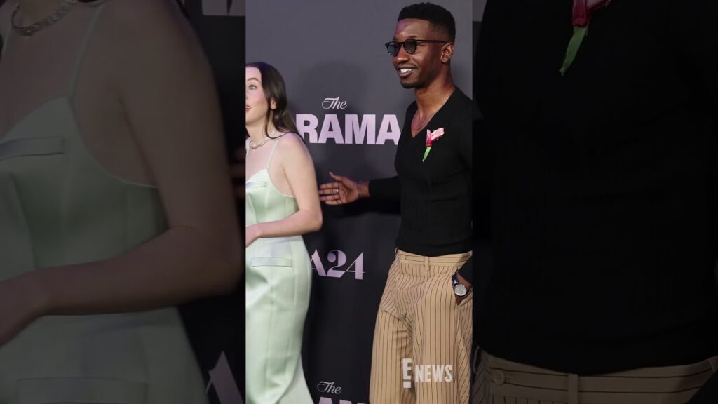 Alana Haim and Mamoudou Athie brought springtime floral vibes to the NYC premiere of "The Drama."