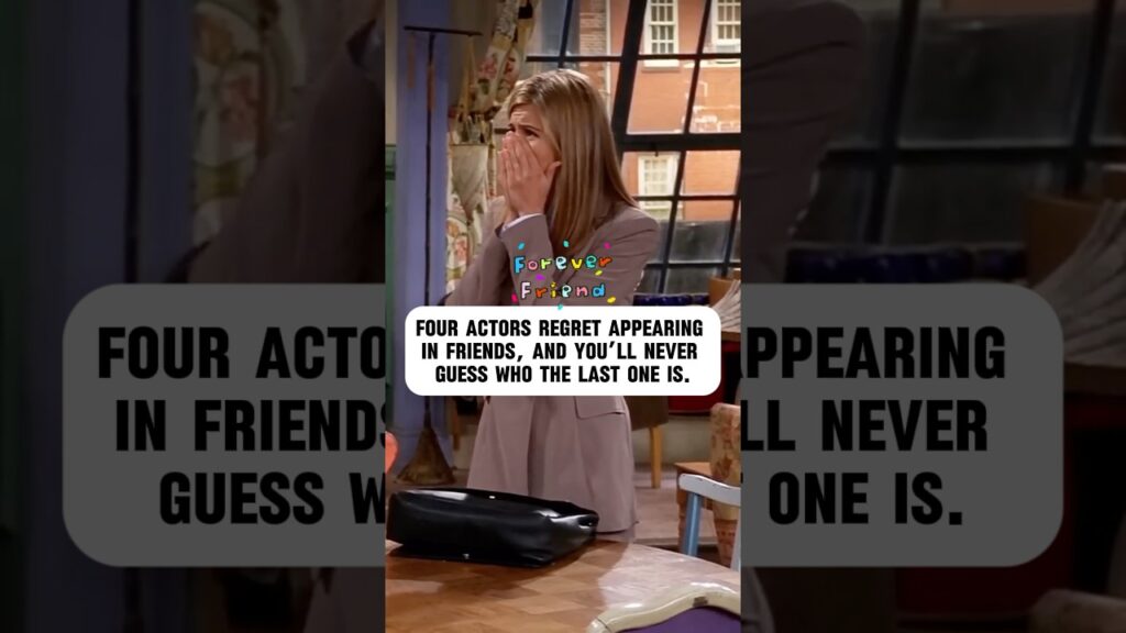 Four actors regret appearing in Friends.#celebrity #reesewitherspoon #brookeshields