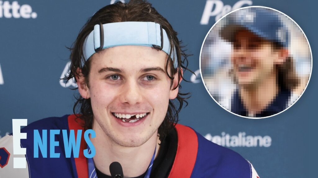 Jack Hughes Debuts New Teeth After Losing Them at 2026 Olympics | E! News