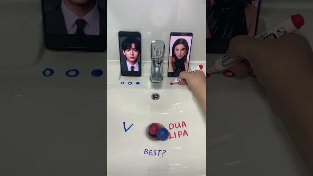 DUA LIPA vs TAEHYUNG – Pop vs K-Pop Battle 🔥#shorts #kpop #bts #viral