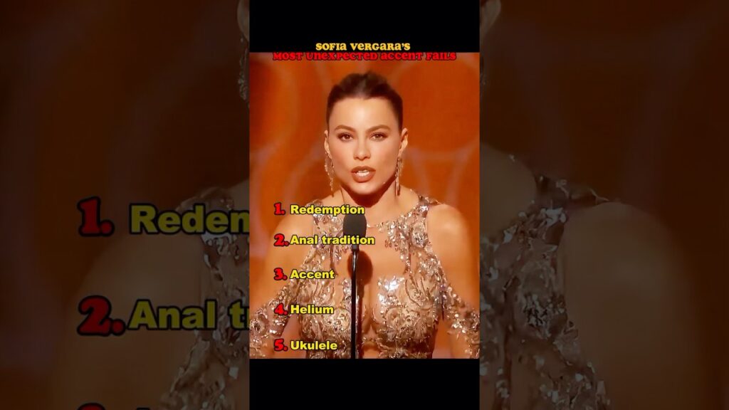 Sofia Vergara's Most Unexpected Accent Mistake Moments #Sofiavergara #accent #funny #celebrity