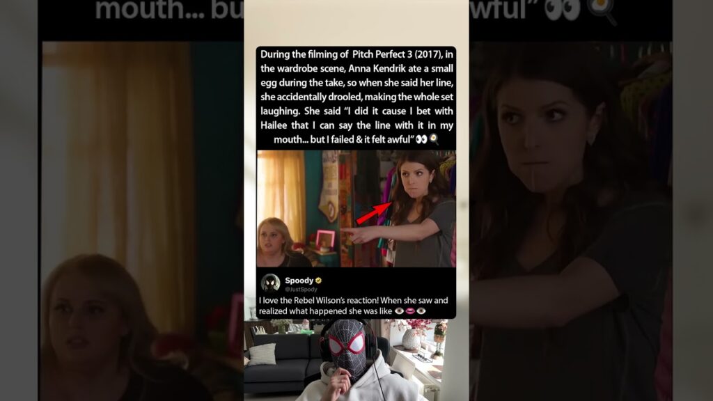 During the filming of  Pitch Perfect 3 (2017), Anna Kendrick couldn't hold it
