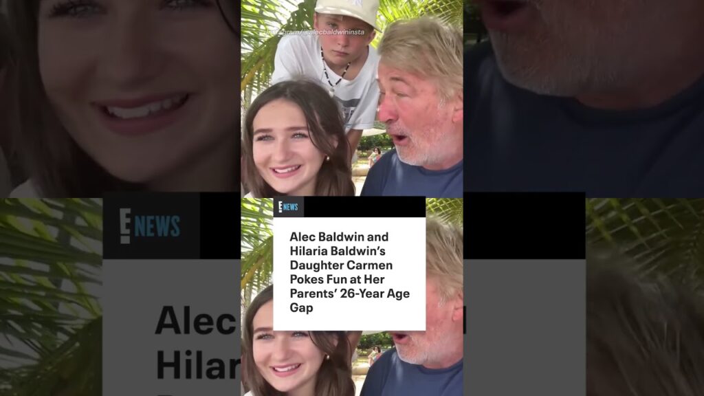 Alec Baldwin and Hilaria Baldwin’s daughter playfully called out her parents’ 26-year age gap.