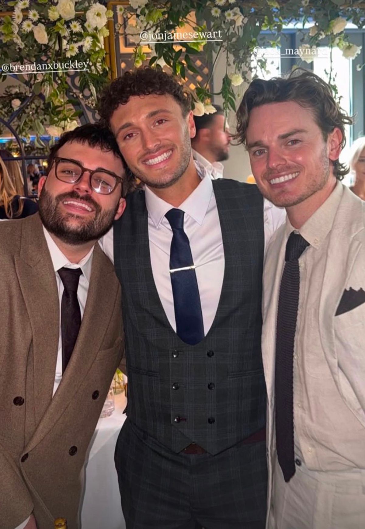 Jack shared details of the day and posed with guests