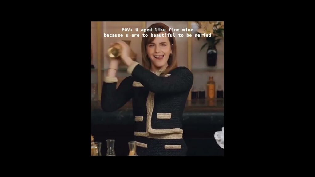 She is to beautiful to be nerfed | She aged like fine wine #emmawatson #edit #finewine #trending