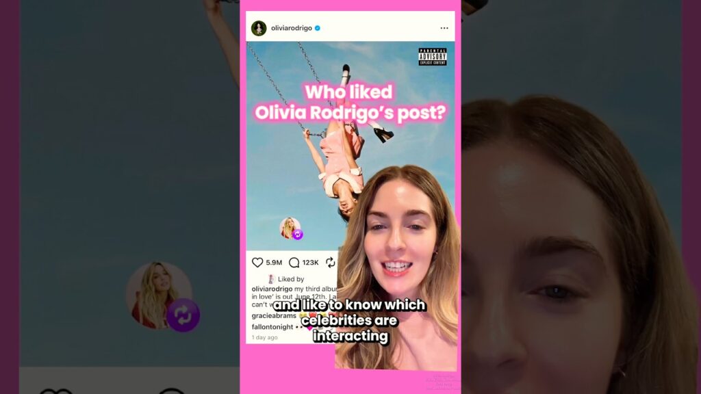 Who liked Olivia Rodrigo’s Album Announcement on Instagram? #oliviarodrigo