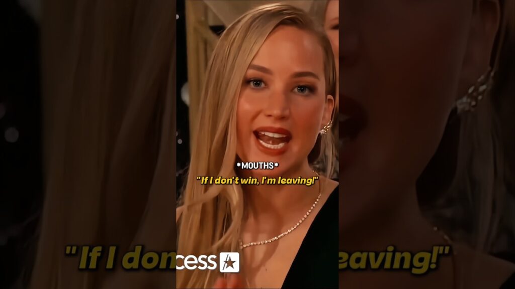 How Jennifer Lawrence reacted to her losing 😂🏆