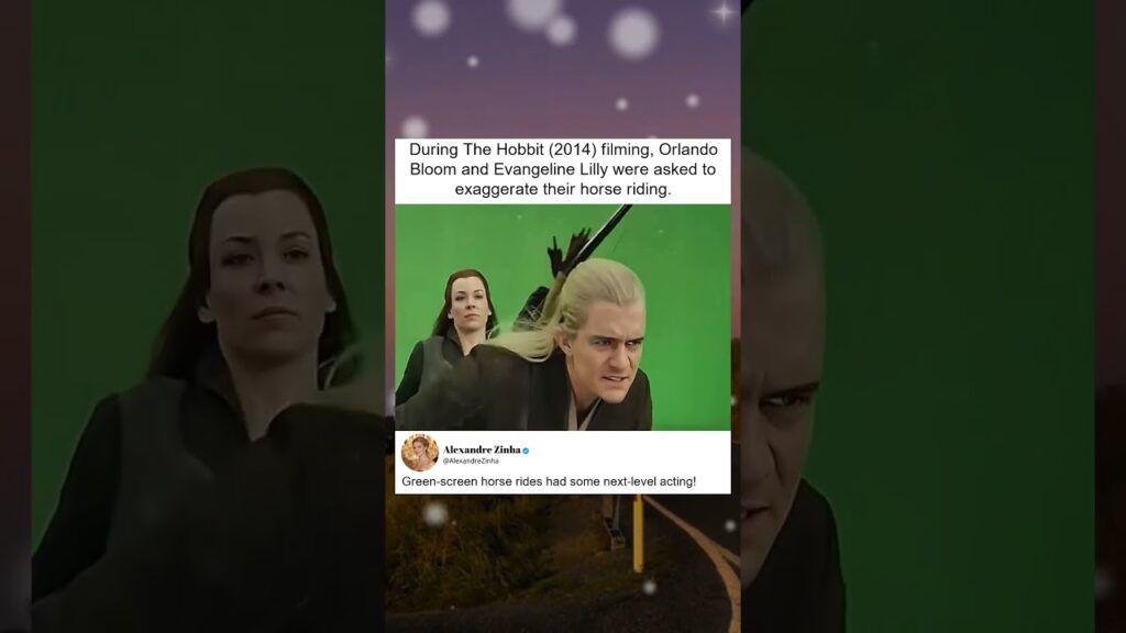 Orlando Bloom and Evangeline Lilly Exaggerate Horse Riding