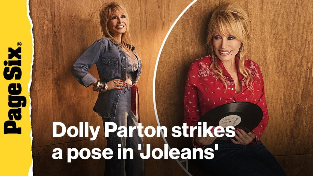 Dolly Parton, 80, strikes a pose in denim crop top