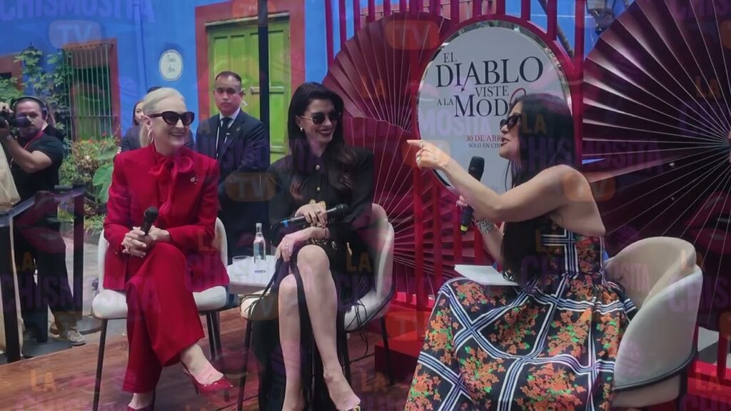 ¡MERYL STREEP Y ANNE HATHAWAY EN MÉXICO! HABLAN DE “EL DIABLO VISTE A LA MODA 2” 👠
