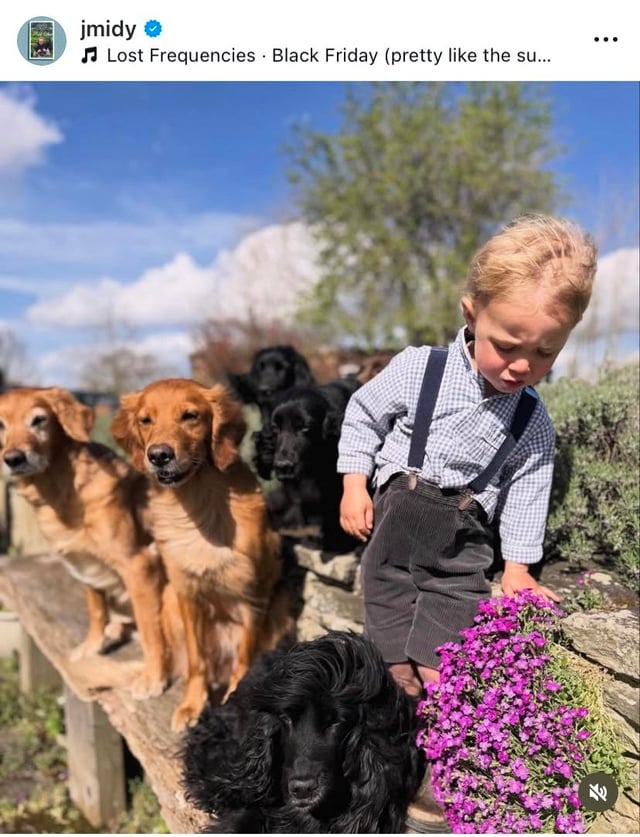 Jame Middleton posted pictures of his family for Easter and talks about the pressure of social media