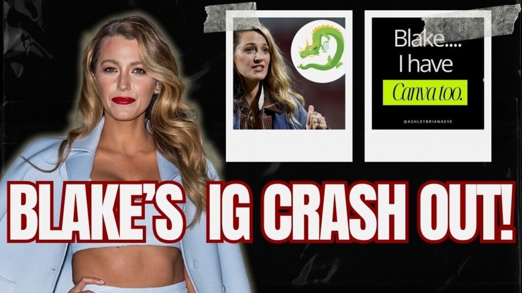 BLAKE LIVELY MANIPULATES MEDIA WITH INSTAGRAM POSTS