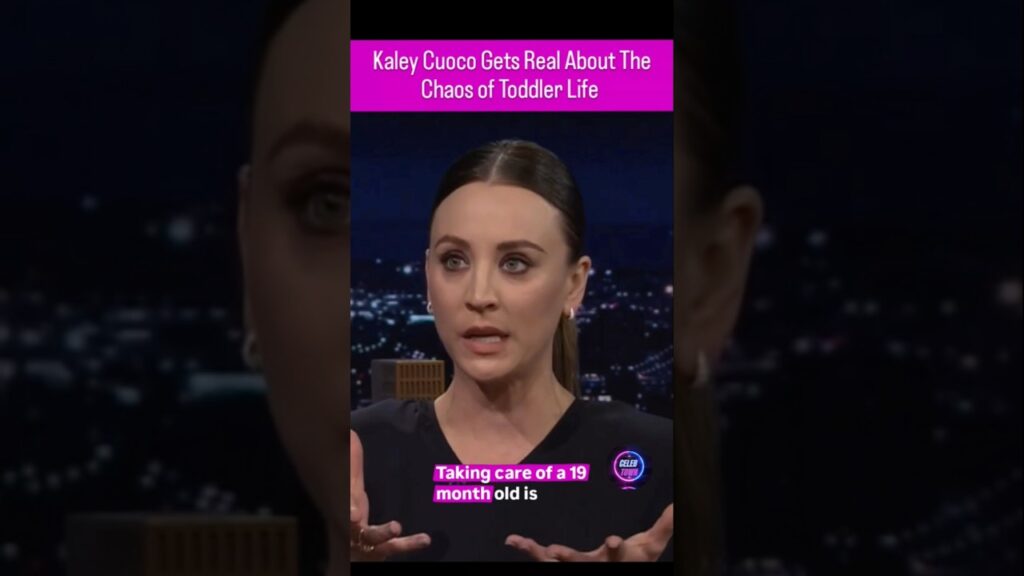 Kaley Cuoco Gets Real About the Chaos of Toddler Life #celebrity #celebnews #jimmyfallon #celebnews