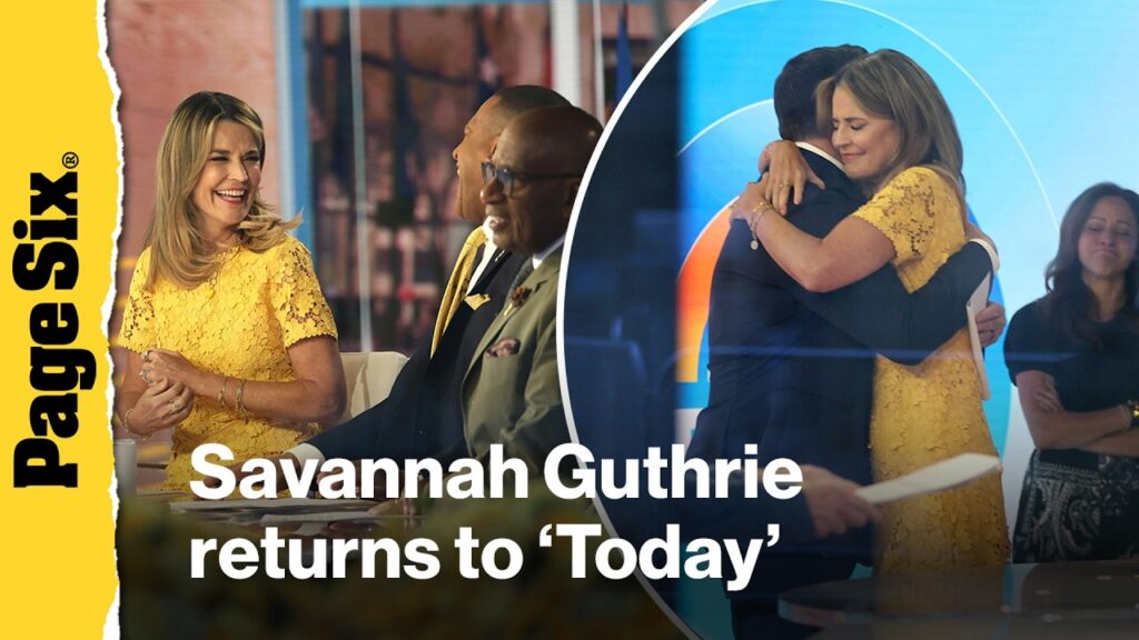 Savannah Guthrie returns to 'Today' after absence as search continues for missing mom Nancy