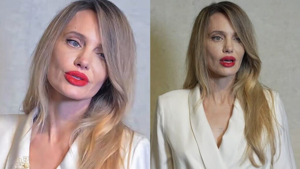 50 Year Old Angelina Jolie Is UNRECOGNIZABLE After Ruining Her Face In New Photos