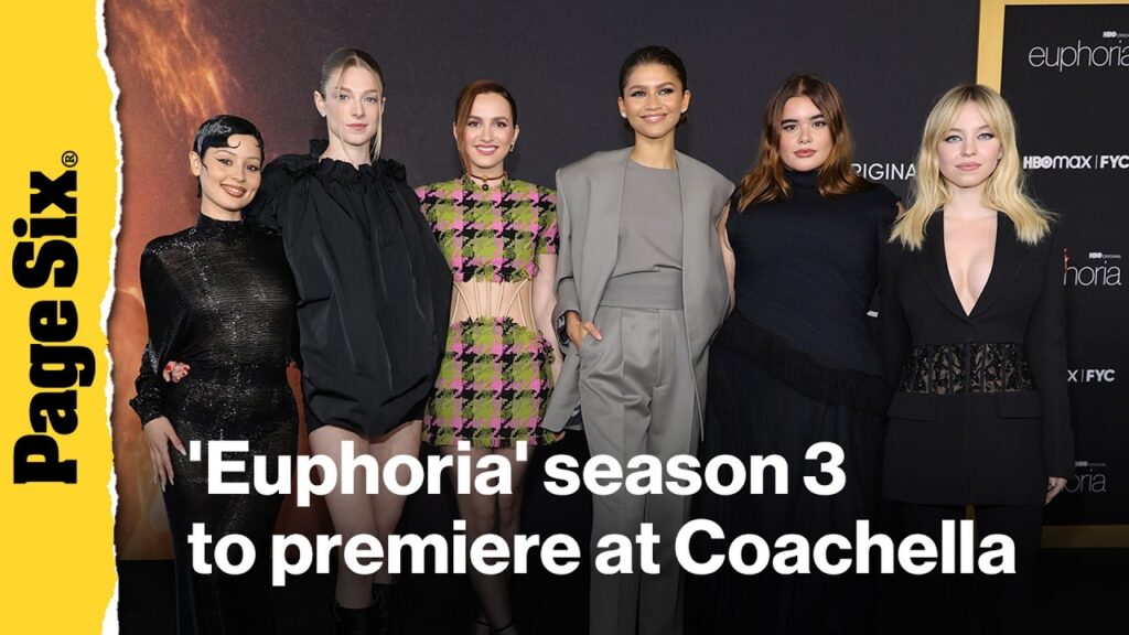 'Euphoria' season three to premiere at Coachella
